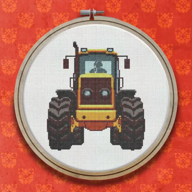Earth Mover cross stitch pattern
