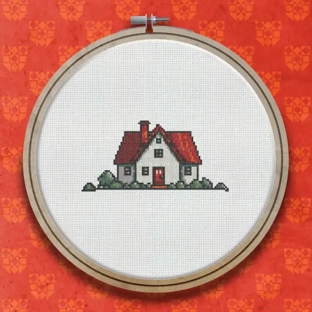 Home cross stitch pattern