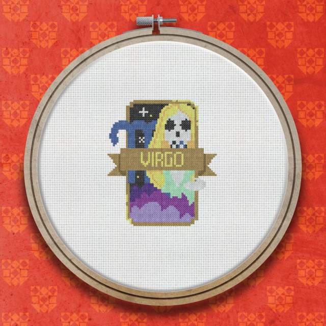 Virgo cross stitch pattern