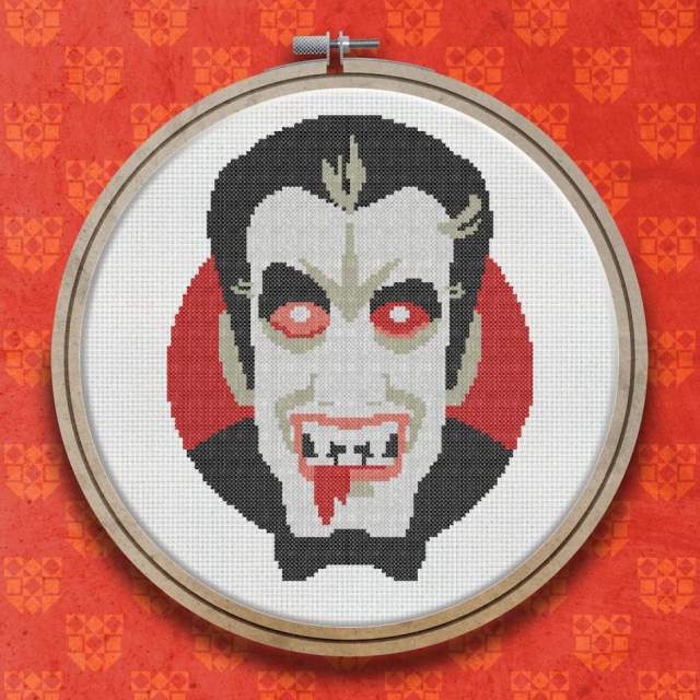 Vampire 1970 cross stitch pattern