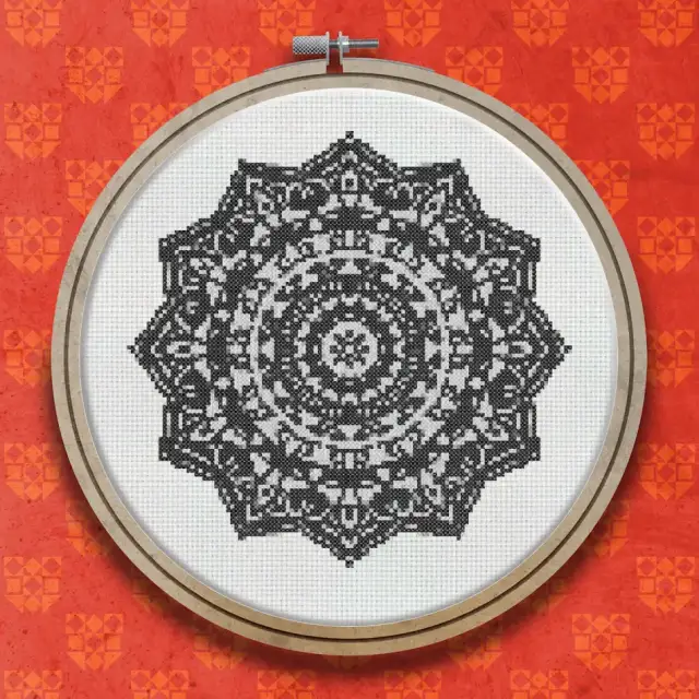 Mandala Pattern cross stitch pattern