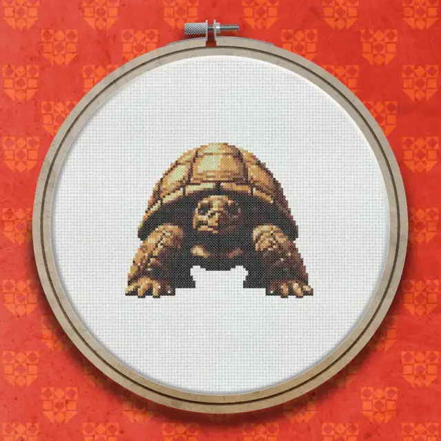 Giant Tortoise cross stitch pattern