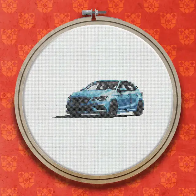Car cross stitch pattern