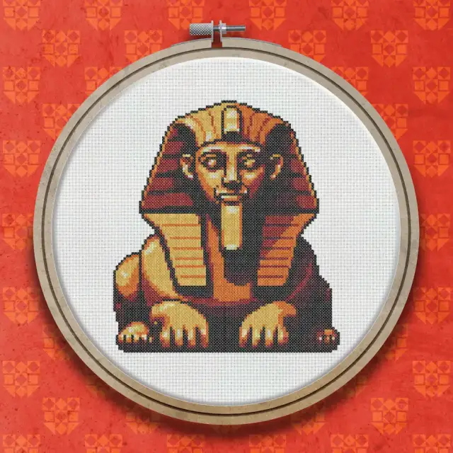 Sphinx cross stitch pattern